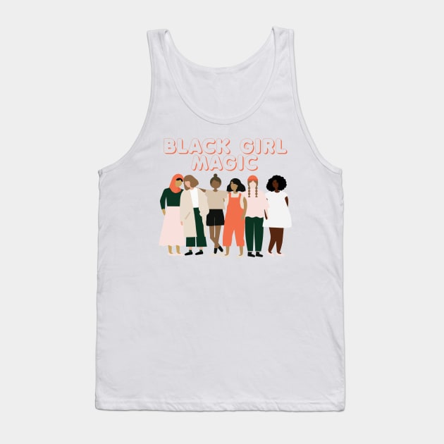 Black Girl Magic Tank Top by KMLdesign